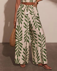 Sol Escape Tropical Drawstring Pants