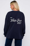 The Good Life Back Long Sleeve Tee Navy