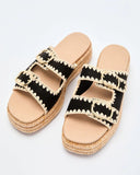 Heidi Woven Platform Sandals