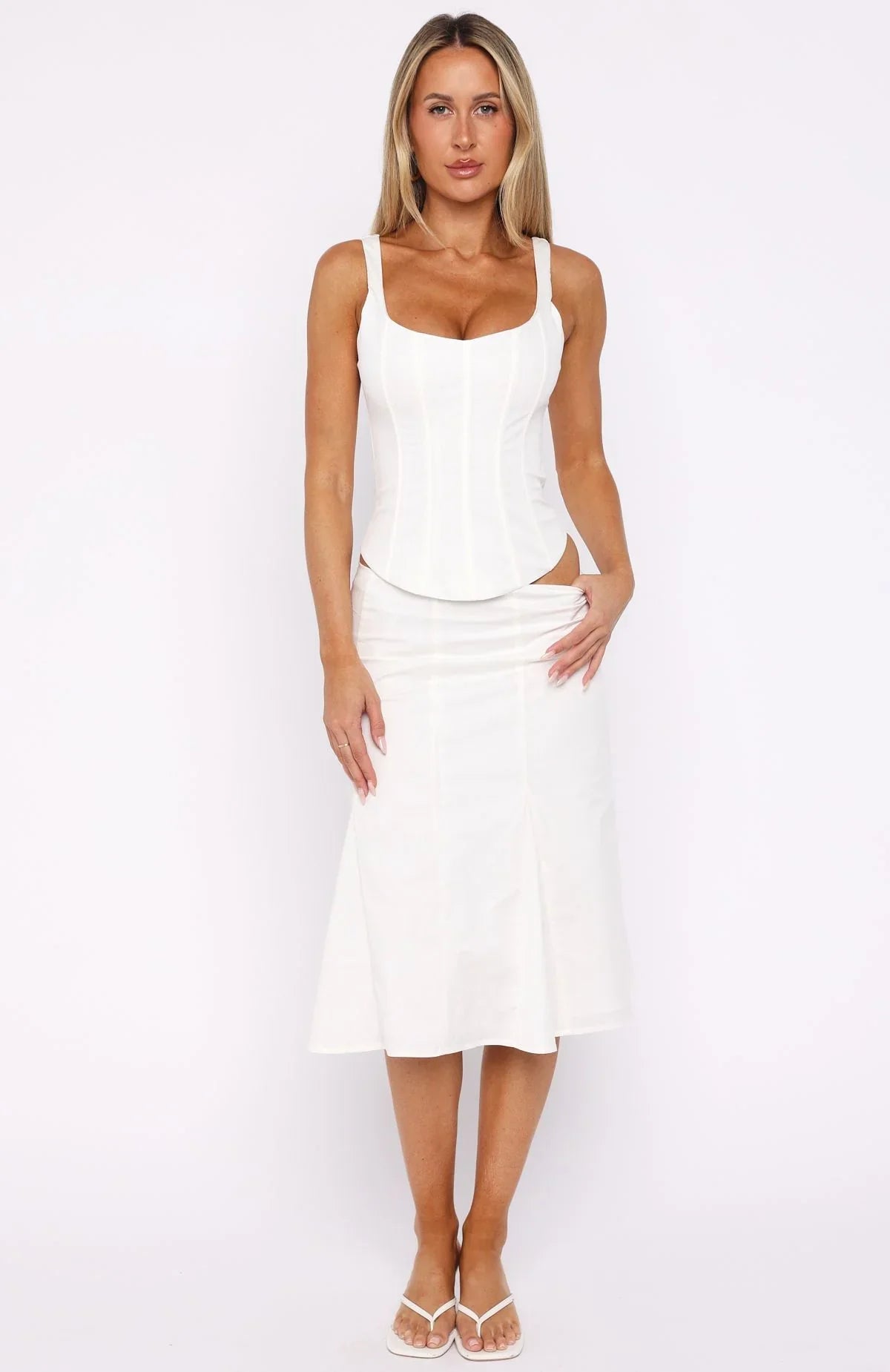 Empire Energy Bustier White