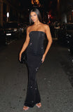 Platinum Maxi Dress Black