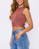 Colbie Tie Back Sweater Tank