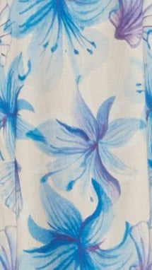 Millie Maxi Dress Ocean Bloom