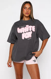 Daydreamers Angelina Oversized Tee Volcanic