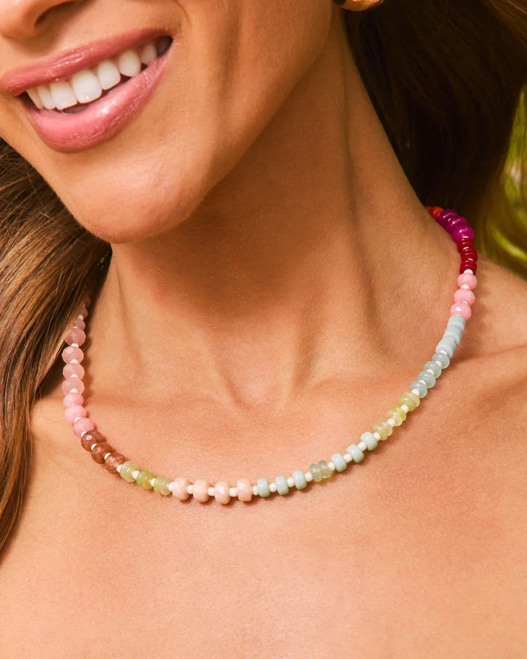 Sunshine Splash Multi Beaded Necklace