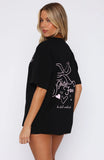 Love You Forever Oversized Tee Black