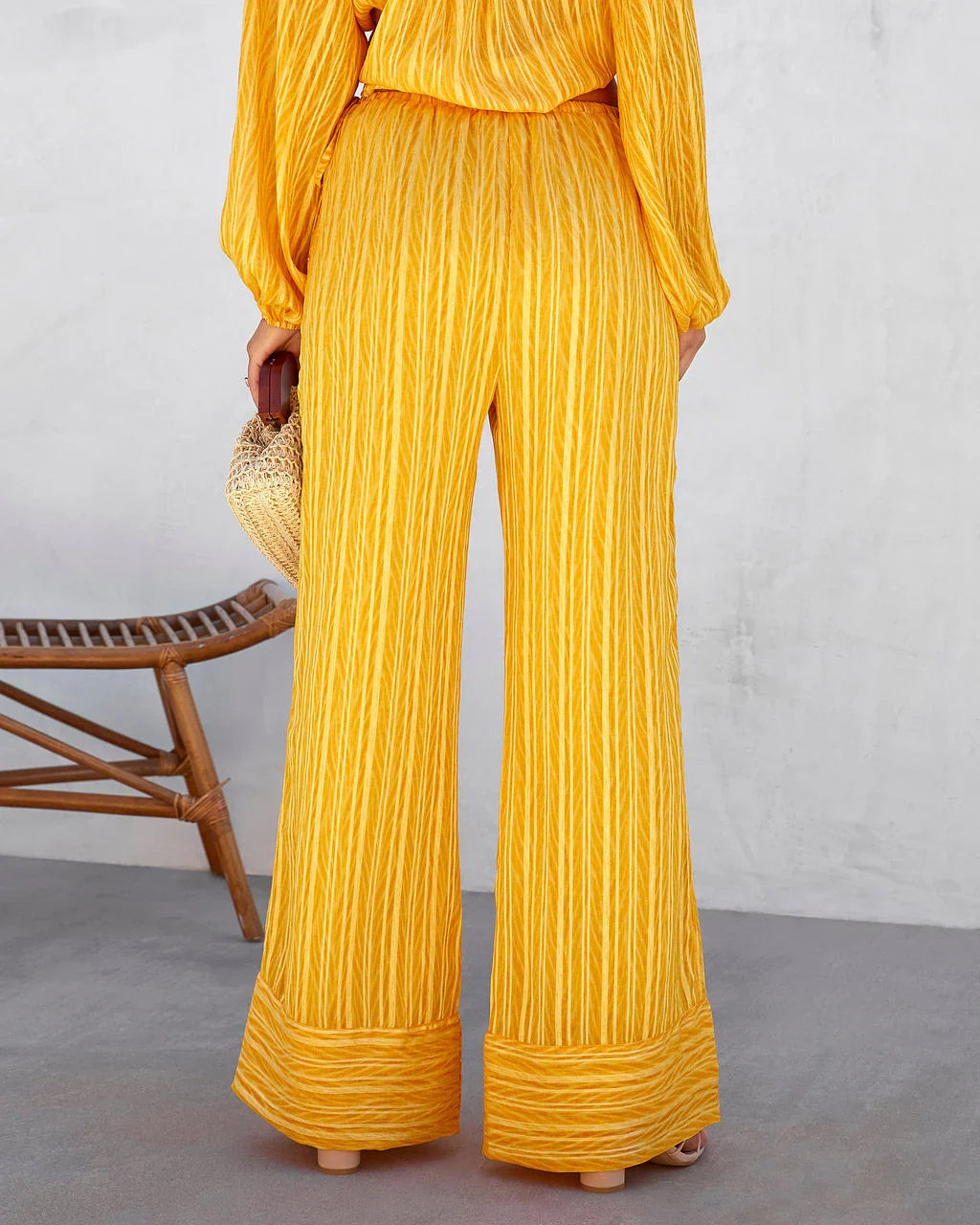 Tatianna High Waisted Wide Leg Pants