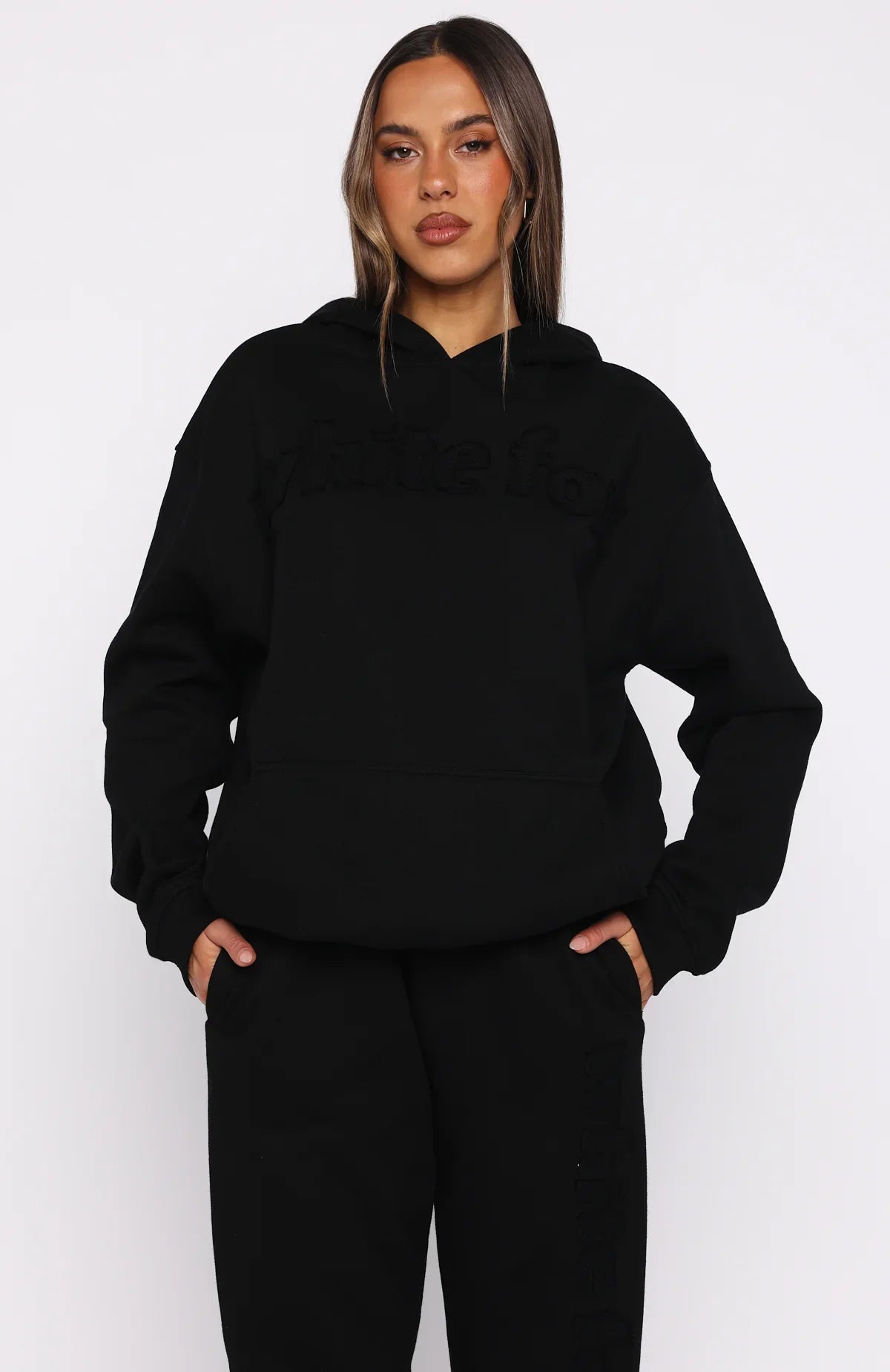 From The Archives Lexi Oversized Hoodie Black