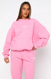 Daydreamers Nadia Oversized Hoodie Bubblegum