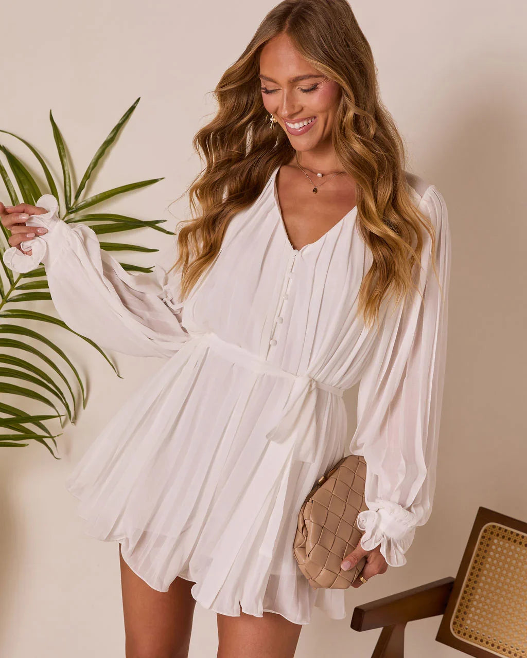 Found Love Pleated Romper