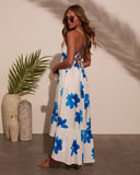 Avalee Floral High Low Midi Dress