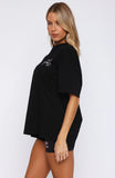 Love You Forever Oversized Tee Black