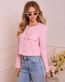 Elva Crop Tweed Jacket