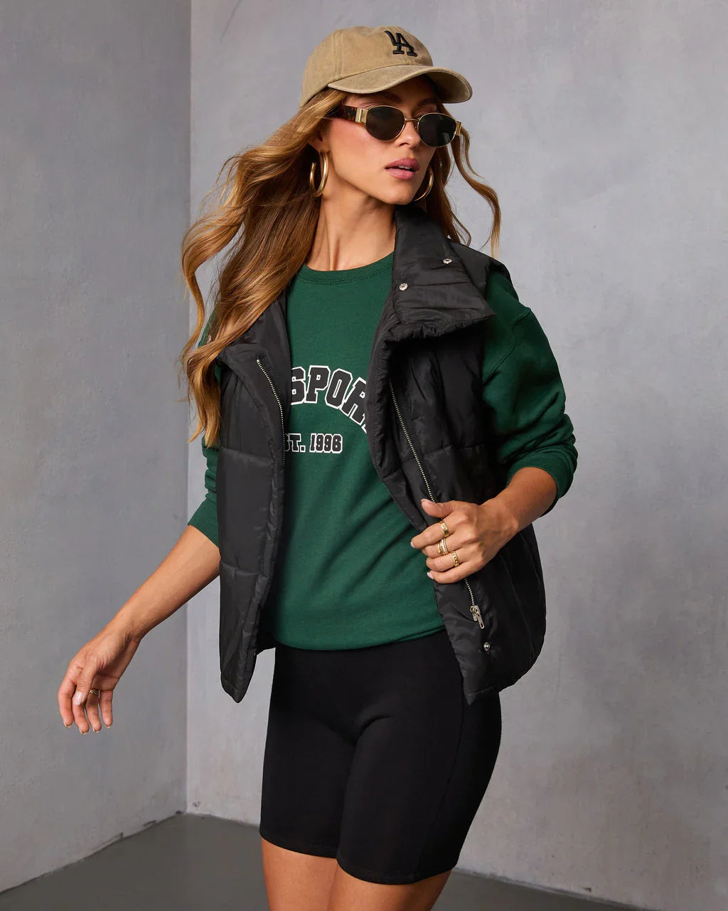 Anna Pocketed Puffer Vest