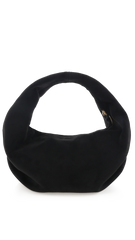 Renee Shoulder Bag Black Suede