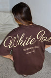 Slow Burner Oversized Tee Chocolate