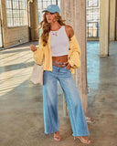 Brelani Super Stretch Wide Leg Jeans