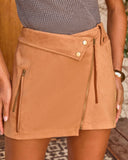 Larnie Faux Suede Mini Skirt