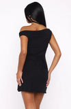 Nights Away Mini Dress Black