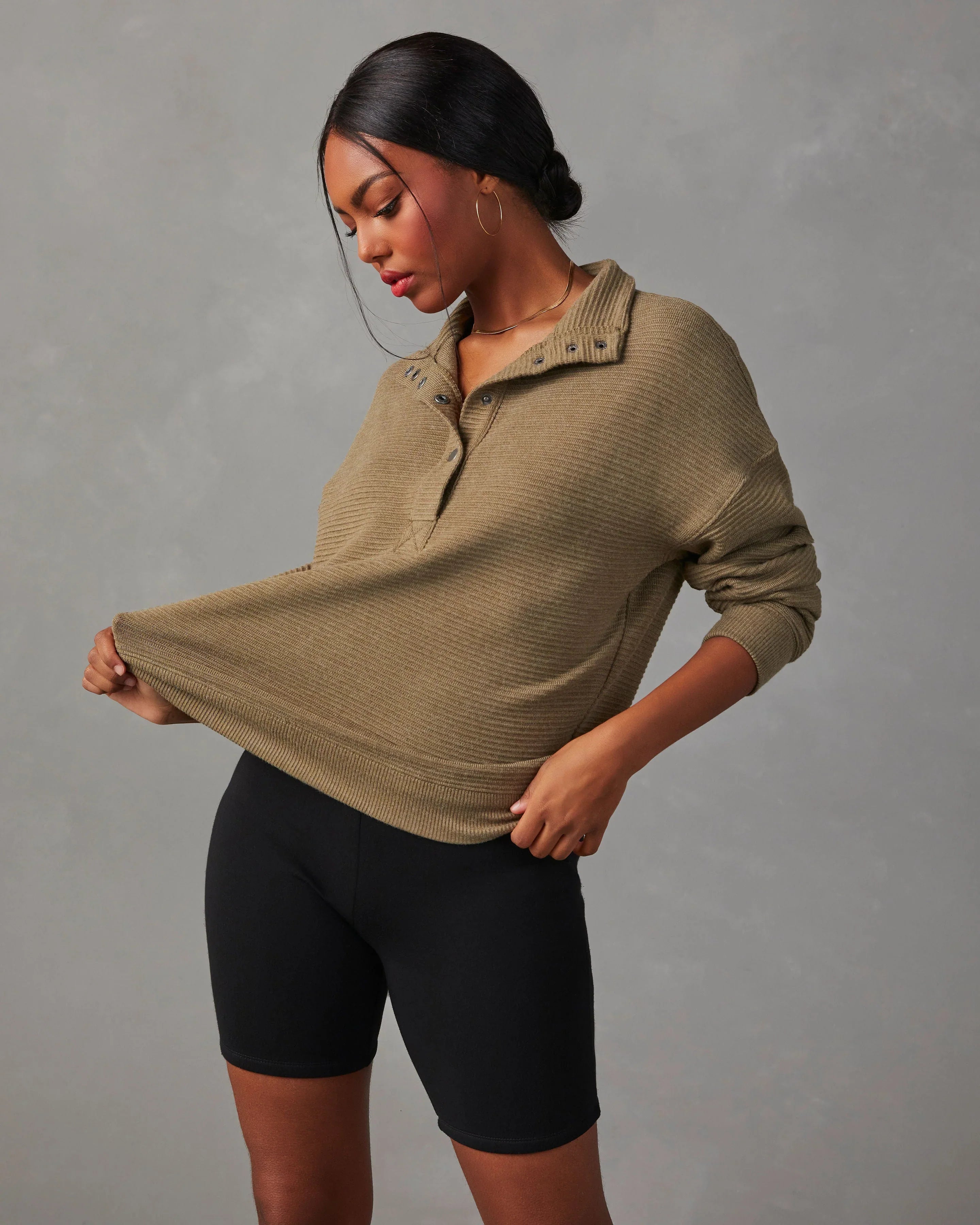 Kinsleigh Collared Pullover Sweater