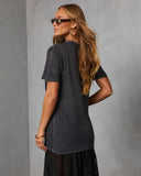 Skull Heart Short Sleeve Graphic Tee