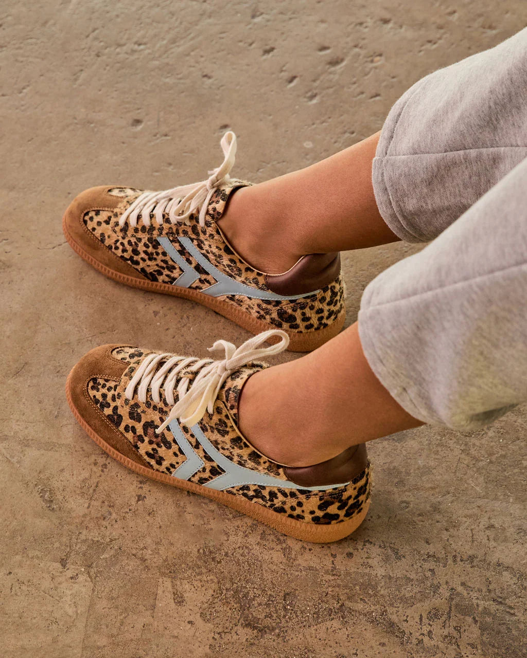 Lorilai Faux Suede Lace Up Sneakers