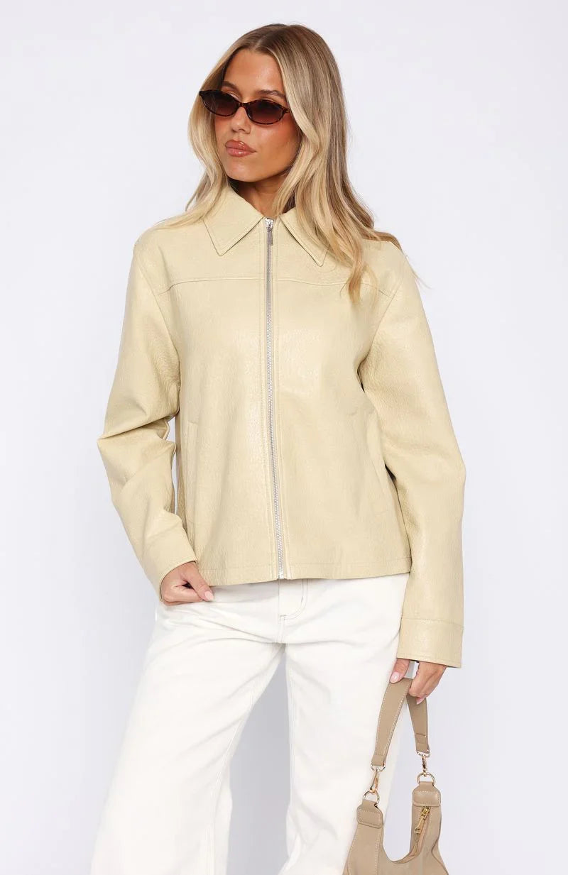 Cool City Life PU Jacket Blonde