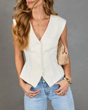 Lead Role Padded Shoulder Vest Top
