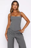 Heartfelt Moments Bustier Grey