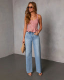 Bimini Striped Peplum Top