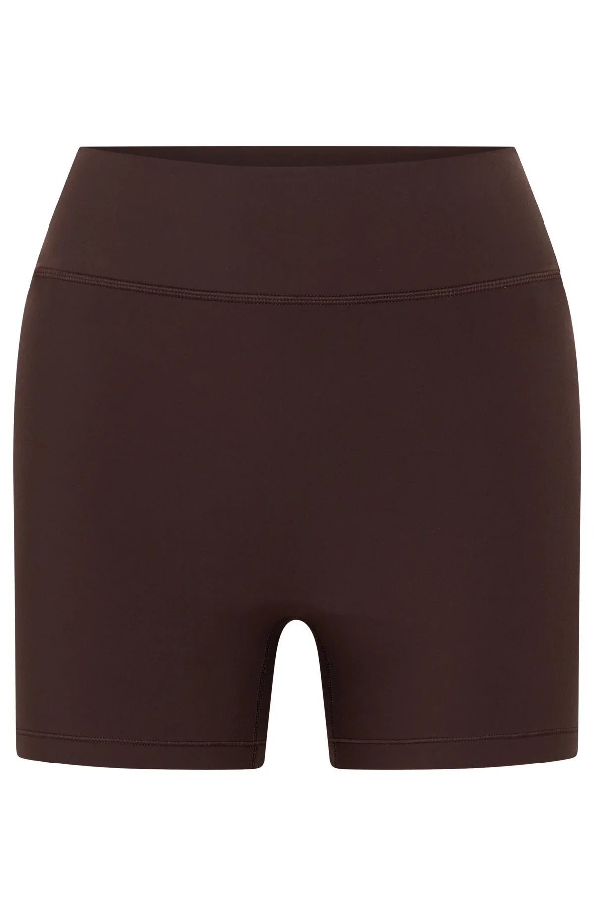 Keep Up High Waisted Shorts 4 Dark Chocolate