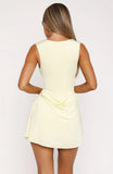 Guest Of Honour Mini Dress Lemon