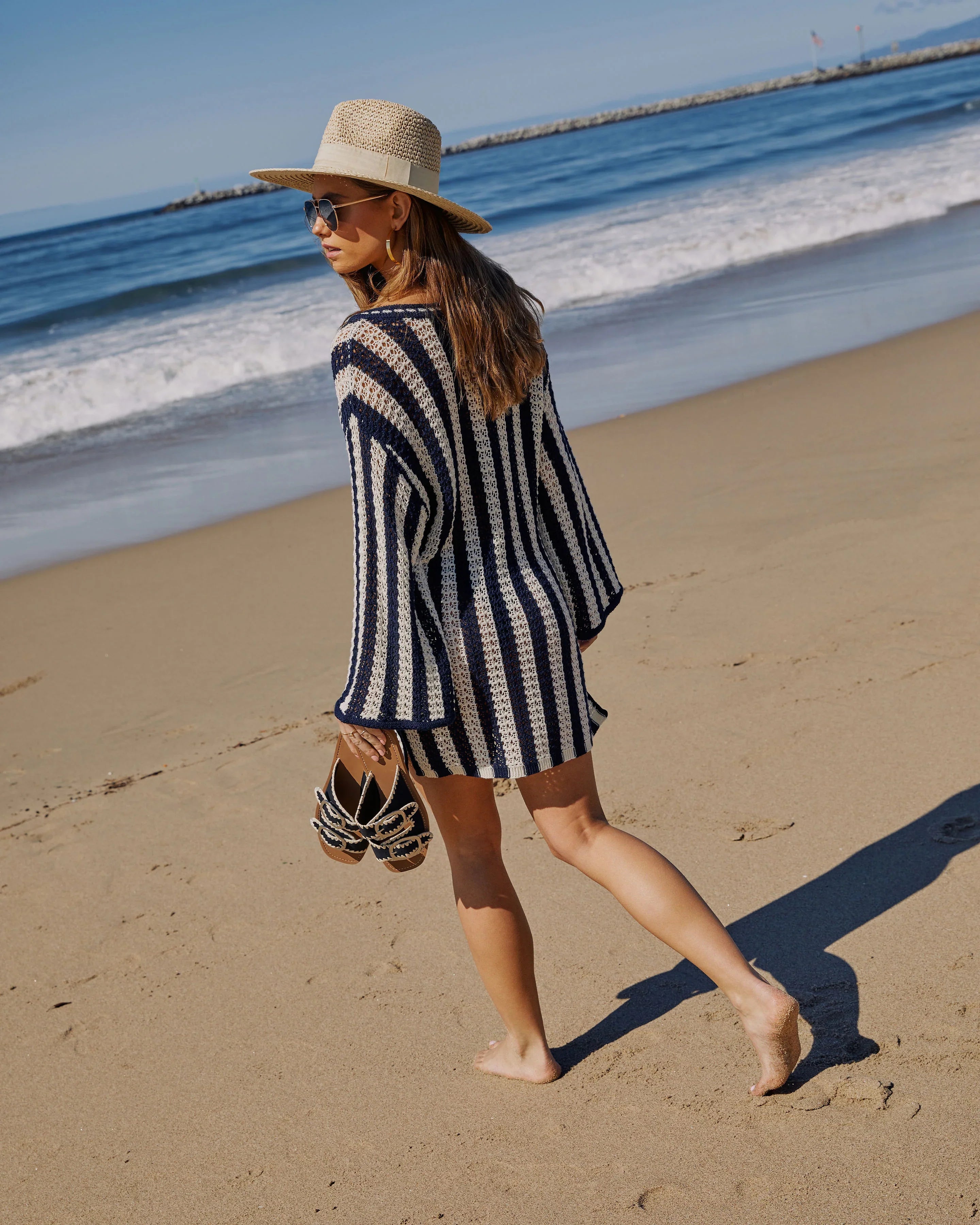 Montauk Striped Coverup Dress