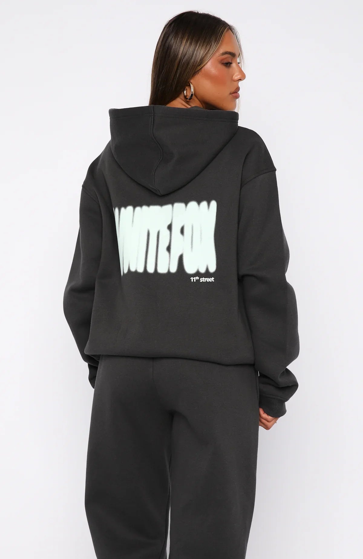 11th Street New York Or Nowhere Oversized Hoodie Matcha Crumble