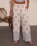 Paradise Poise Floral Print Wide Leg Pants