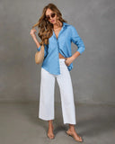 Bredan Button Down Chambray Top