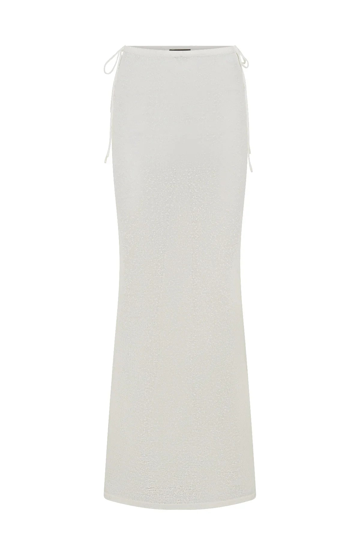 Costa Del Sol Knit Maxi Skirt White