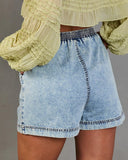 Desert Muse Mid Rise Denim Shorts