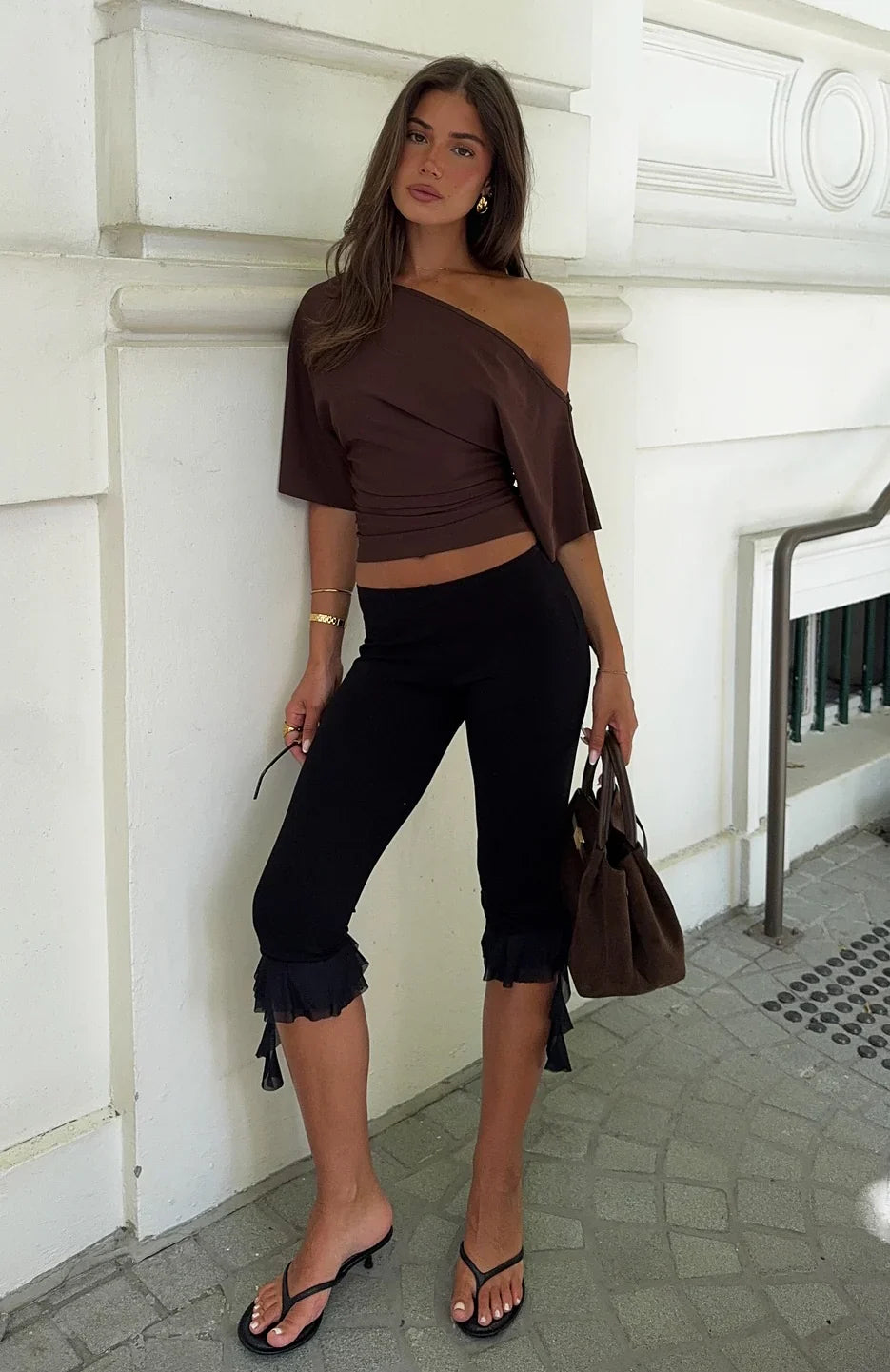 Slay Daily Capri Pants Black