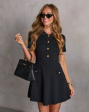 Kourtnie Knit Fit and Flare Mini Dress