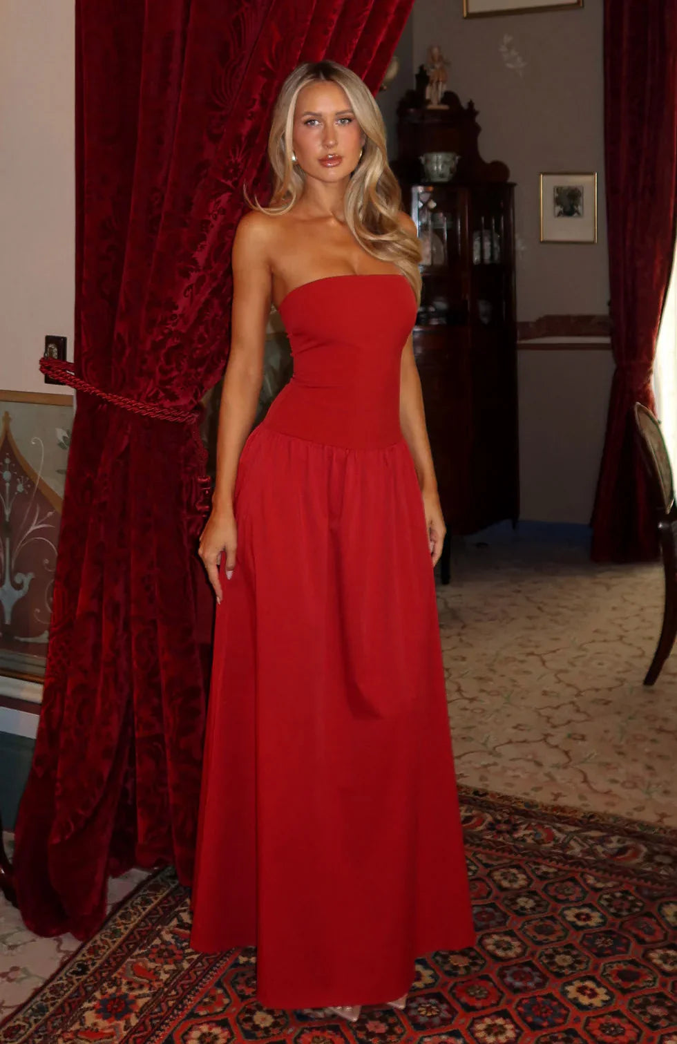Take Back Maxi Dress Red