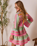 Seablush Shift Mini Dress