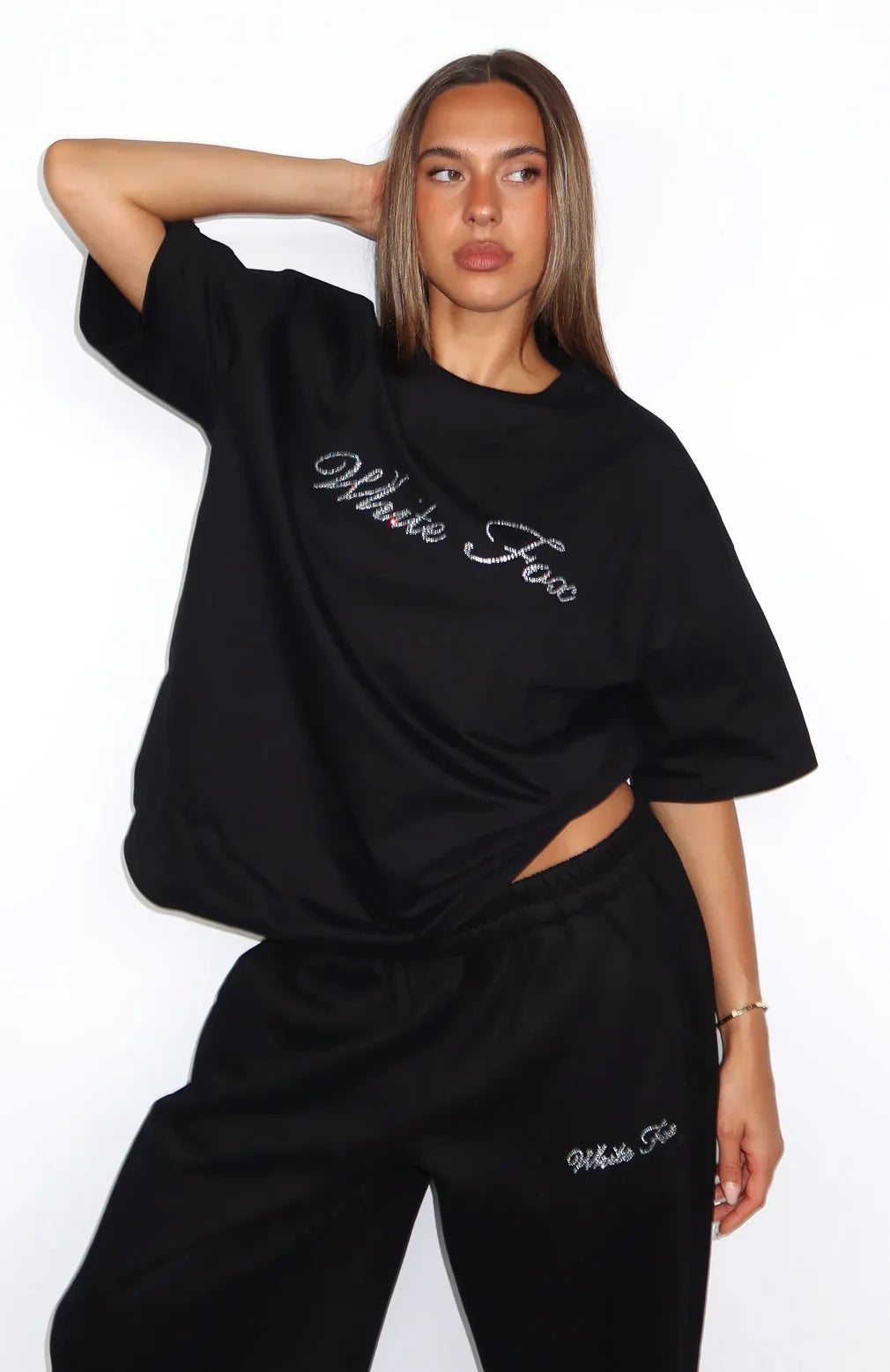 Make It Or Break It Oversized Tee Black