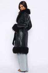 In My Space PU Jacket Black