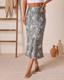 Poppy Dust Floral Maxi Skirt