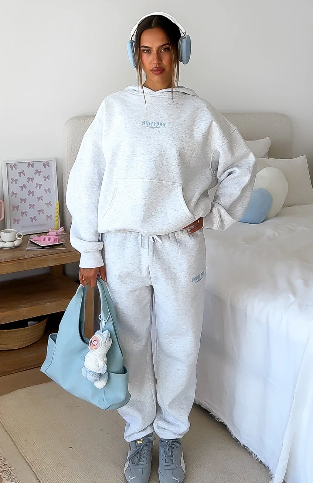 Daydreamers Nadia Sweatpants Grey Marle