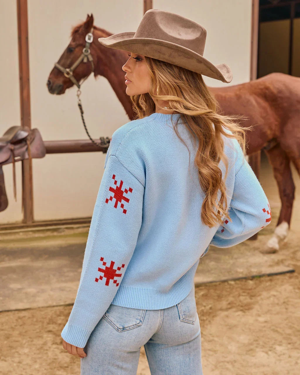 Kick Up Dust Knit Boot Sweater