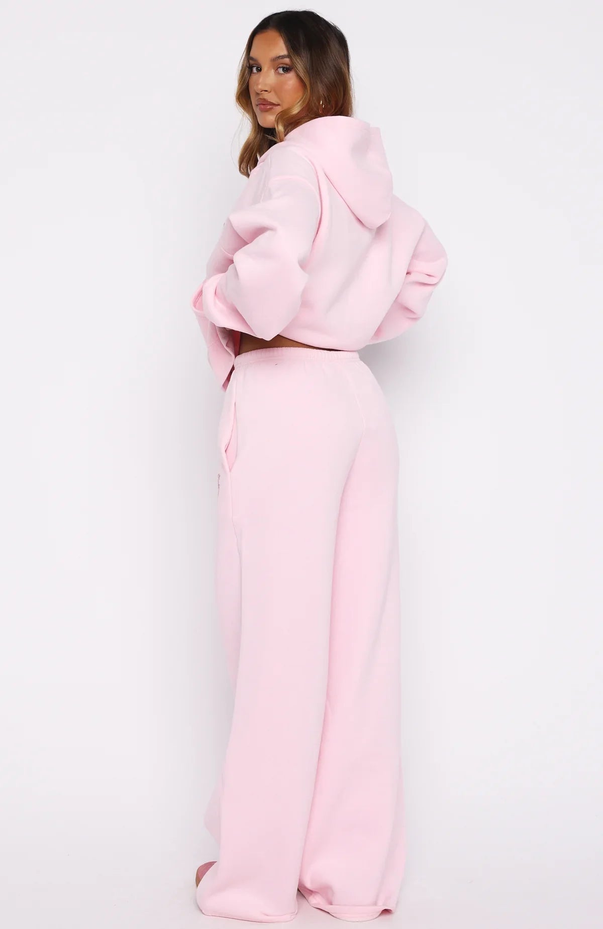 Lucky Ones Wide Leg Sweatpants Pink