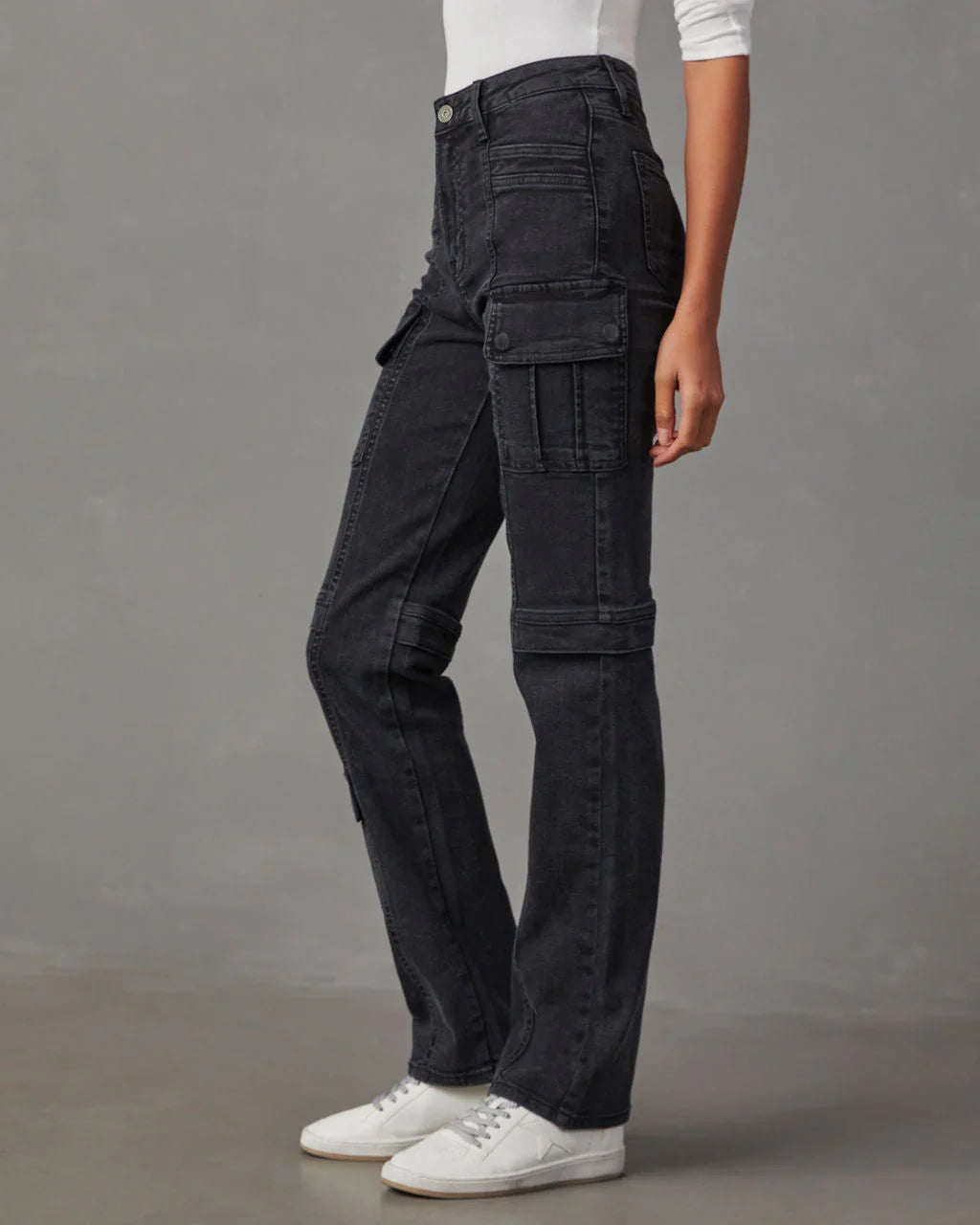Zhaire Super Stretch High Rise Straight Jeans