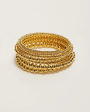 Beaded 18k Gold Plated Bangles